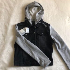 Denim sweatshirt and jean jacket